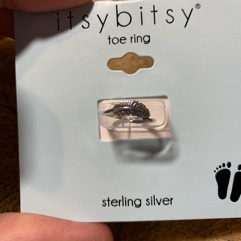 New Itsy Bitsy Sterling Silver Toe Ring